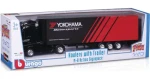 Bburago YOKOHAMA Motorsports Kamión s prívesom MB Actros Gigaspace/Trailer