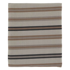 Chic Antique Bavlnený obrus Aix Latte Stripes 140 × 240 cm