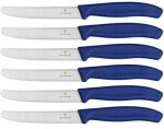 VICTORINOX sada 6 nožov na paradajky / čepeľ so zubami / Dĺžka čepele 11 cm (V-6.78 32.6)