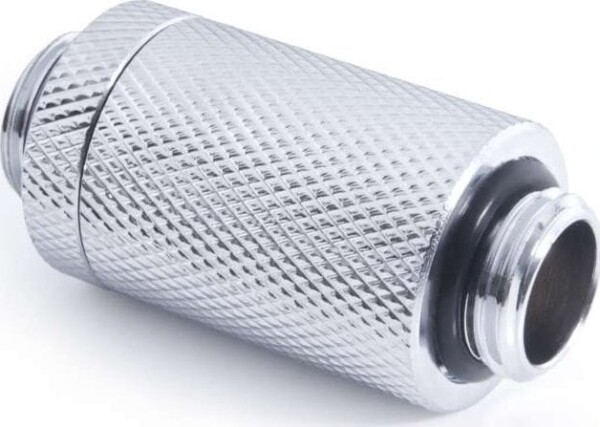 Alphacool ES D-Plug, 31,5-46,5mm, G1/4 AG auf G1/4 AG - chróme