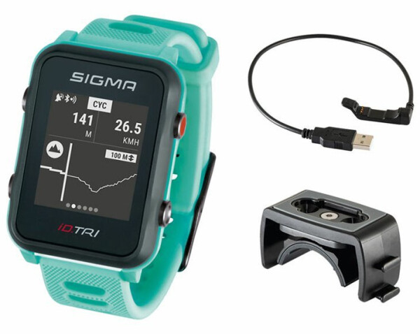 Sigma Pulsmetr iD.TRI BASIC Neon Mint 24210