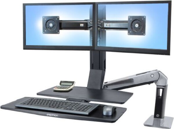 Ergotron Držiak na 2 monitory do 24" WorkFit-A II (24-316-026)