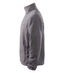 Pánska fleecová bunda steel grey 3XL