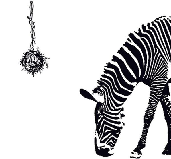 Veselá Stena Samolepka Zebra