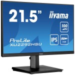 21.5" IIYAMA ProLite XU2292HSU-B6 čierna / IPS / 1920x1080 / 16:9 / 0.4ms / 1000:1 / 250cd / repro / HDMI / DP (XU2292HSU-B6)