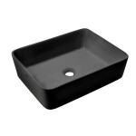INVENA - Umývadlo na dosku 47,5 cm NYKS čierna CE-11-005-C