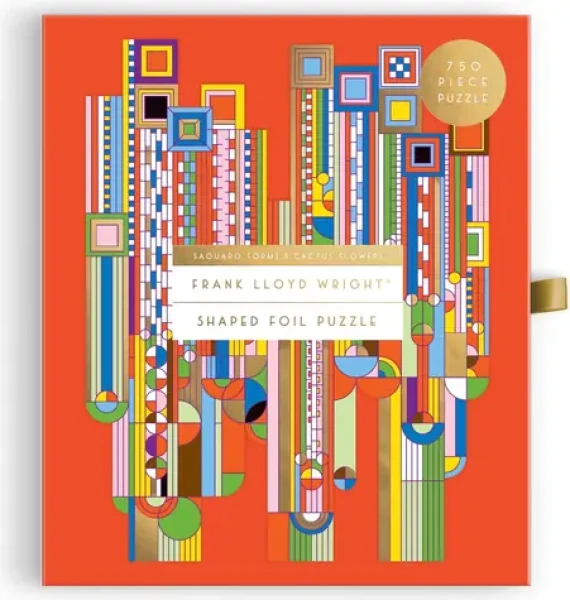 Galison Tvarové puzzle Frank Lloyd Wright: Kaktusy a tvary metalické