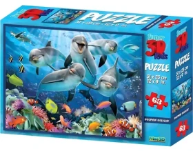 Prime 3D Puzzle Delfínia radosť