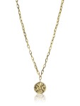 Marc Malone Výrazný pozlátený náhrdelník Ariana Black Necklace MCN23021G