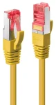 Lindy Cat6 S/FTP 1 m žltá / Patch kábel / RJ45-RJ45 / AWG27 (47762)