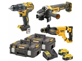 DeWalt DCK327P2T / Aku sada DeWalt DCD791 + DCG405 + DCH263 / 2x Aku 5.0 Ah / 2x Kufor / nabíjačka (DCK327P2T)