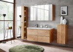 COMAD - Zrkadlová skrinka 60cm 2 dvierka DUB CAPRI 5907611647844