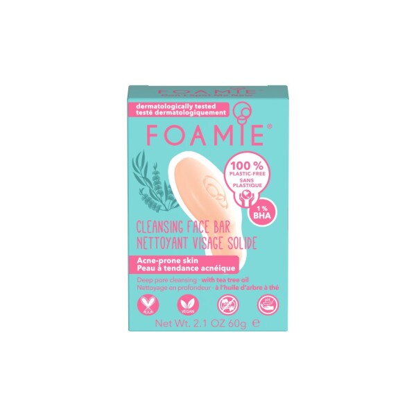 Foamie Cleansing Face Bar Don't spot me now Acne-prone skin Deep Pore Cleansing