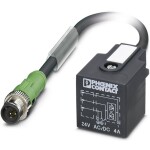 Sensor/Actuator cable SAC-3P-M12MS/5,0-PUR/A-1L-Z 1439641 Phoenix Contact; 1439641