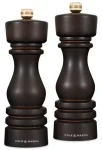 Cole Mason London Chocolate Wood 18 cm / Darčeková sada mlynčekov / bukové drevo / mlynček na soľ a korenie / bez náplne (H233080)