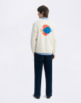 Thinking MU Dori Patch Pannacota Pepe Sweatshirt ECRU L