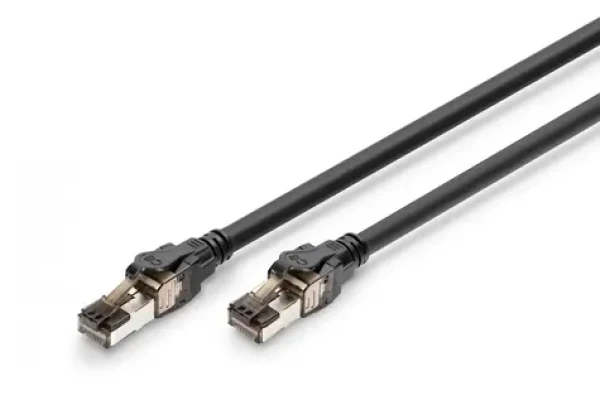 Digitus CAT 8.1 S/FTP čierna / Patch kábel / 3 m / RJ-45 / LSZH / 2000 MHz (DK-1843-030)