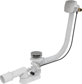 Alcadrain 1 - Alcadrain Sifón vaňový s napúšťaním prepadom pre hydromasážne vane, kov A566-273133-80 A566-273133-80