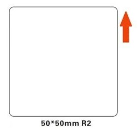 Niimbot štítky R 50x50mm pre B21 amp; B21S amp; B3S amp; B1 biela / 150ks (A2A18918501)