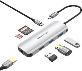 Vention NB ACC DOCKING STATION 7IN1/USB-C 0.15M TOJHB VENTION