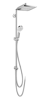 Hansgrohe Crometta E 240 chróm / Sprchová súprava / Showerpipe pre renovácie / EcoSmart 9 l/min (27289000)