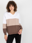 Mikina RV BL 8328.65P bielo-hnedá
