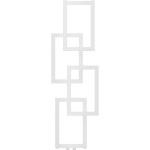 MEXEN - Grid vykurovací rebrík/radiátor dekoratívny 1115 x 360 mm, 279 W, biela W215-1115-360-00-20
