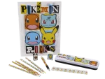 CYP BRAND Školský set Pokémon / Kovový peračník s doplnkami / 11 dielov (GS-616-PKEPM)