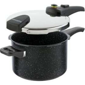 Tlakový hrniec BIOMAX s BIO ventilom, priemer 22 cm, objem 5,5 l, BLACK GRANITEC - Kolimax - Kolimax