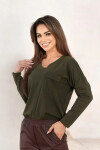 MONIQUE BLOUSE khaki 38