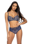Dámska push-up podprsenka Percy 3530/11 Dark Blue - matná 80C tmavě modrá