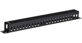 Lanberg AK-1201-B čierna / Organizér káblov do racku / 19" / 1U / typ A (AK-1201-B)