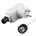 Deuba Vianočné svietiace cencúle, vonkajšie 40LED modrá