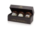 Woodwick darčekový set 3ks Fireside amp; White Teak a Sand amp; Driftwood - sklo malé / doba horenia: až 3x 30h (5038581153070)