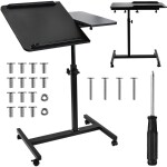 Maclean Mobilne biurko/stand na Notebook Maclean, biele, regulacja wysokośc 59-89cm, max. 30kg , MC-121 B