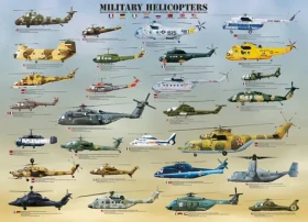 EUROGRAPHICS Puzzle Vojenské helikoptéry XL