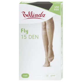 Dámske hodvábne pančuchy FLY 15 den Black - Bellinda UNI černá