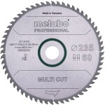 Metabo 628495000 pílový kotúč 235 x 30 x 2.4 mm Počet zubov (na palec): 60 1 ks; 628495000