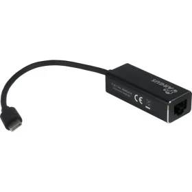 Inter-tech Argus IT-811 čierna / Adaptér / USB-C na Gigabit Ethernet / RJ45 / Realtek RTL8153 (88885438)