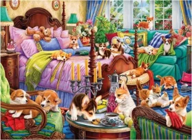 ANATOLIAN Puzzle Psíci v posteli