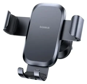 Baseus Metal Age Go čierna / Gravitačný držiak do auta / do ventilácie / 360° otočenie (6932172678753)