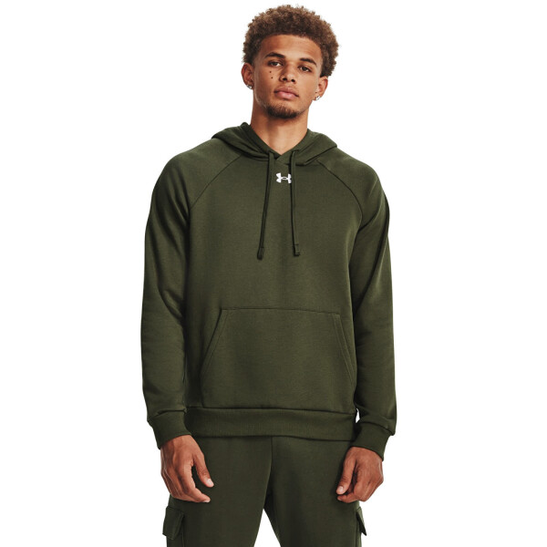 Mikina Under Armour Rival Fleece Hoodie Green XXL