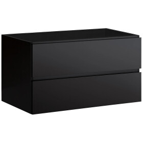 CERANO - Kúpeľňová skrinka pod umývadlo Carole - čierna matná - 79x48x45 CER-431572