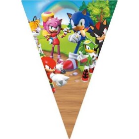 Párty vlajky ježko Sonic - Cakesicq - Cakesicq