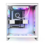 NZXT Kraken Elite 240 biela / 2x 120mm / Fluid Dynamic Bearing / 30 dB @ 2000 RPM / 73.47 CFM / LCD / AMD + Intel (RL-KR240-W2)