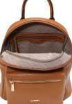 Elegantný dámsky batoh do mesta L.CREDI Budapest Backpack Cognac
