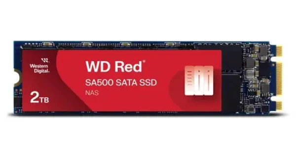 WD Red SA500 2TB / M.2 SSD 2280 / SATA 6Gbps / R: 560MBps / W: 530MBps / IOPS: 95K 85K / 5y (WDS200T1R0B-68A4Z0)