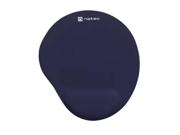 Natec Marmot tmavo modrá / Podložka pod myš / ergonomická / gélová / opierka zápästia (NPF-2182)