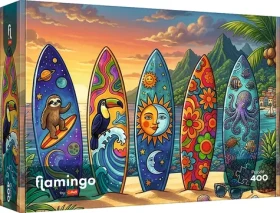 Trefl Puzzle Flamingo: Dobrodružstvo na vlnách