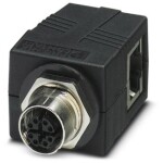 Phoenix Contact VS-BH-M12FSX-10G-RJ45/90 rozvodová priechodka, 1404548, piny: 8, 1 ks; 1404548